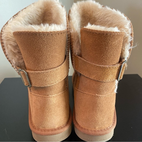 Style & Co. Womens Tan Suede Pull On Winter Boots Shoes - Picture 6 of 8